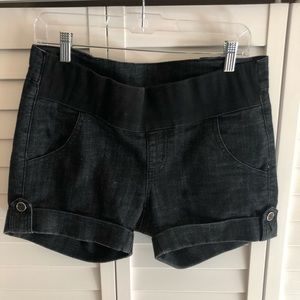 Cute maternity jean shorts - gently used